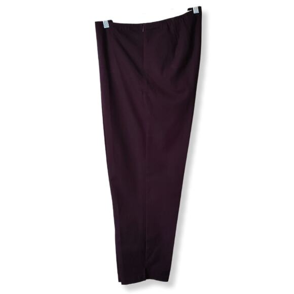 Eileen Fisher Stretch Twill Ankle Pants PL Fall Brown Neutral Organic Minimalist - Picture 5 of 16